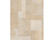 Béžová geometrická vliesová tapeta na zeď, AL26281, Allure, Decoprint
