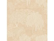 Béžová vliesová tapeta na zeď, stromy, listy, AL26261, Allure, Decoprint