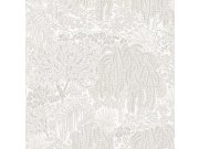 Metalická vliesová tapeta na zeď, stromy, listy, AL26260, Allure, Decoprint