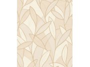 Béžovo-zlatá vliesová tapeta s listy, AL26231, Allure, Decoprint