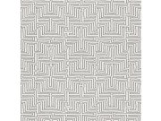 Vliesová tapeta na zeď, černobílý etno vzor 376059, Siroc, Eijffinger