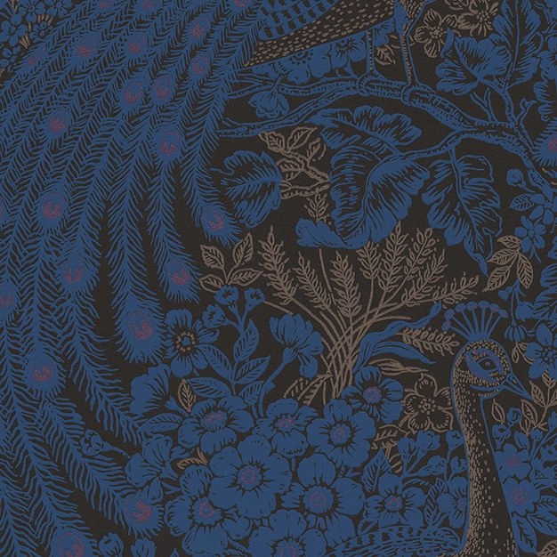 Luxusní vliesová tapeta s pávy 378002, Reflect, Eijffinger - Tapety na zeď