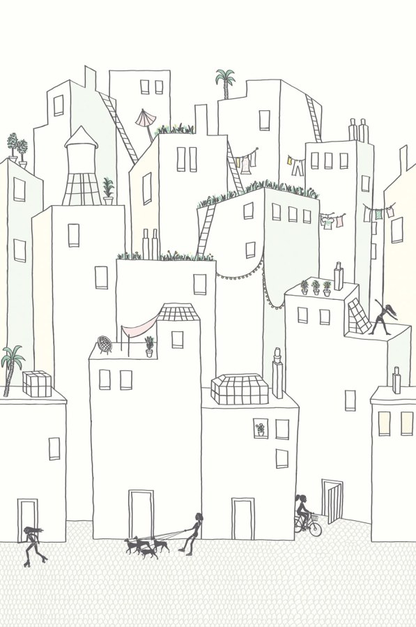 Tapety Yara - Tapety dle materiálu - Vliesové tapety - Obrazová tapeta vliesová Domečky 364174, Wallpower Junior, Eijffinger Obrazová tapeta vliesová Domečky 364174, Wallpower Junior, Eijffinger - Vliesové tapety