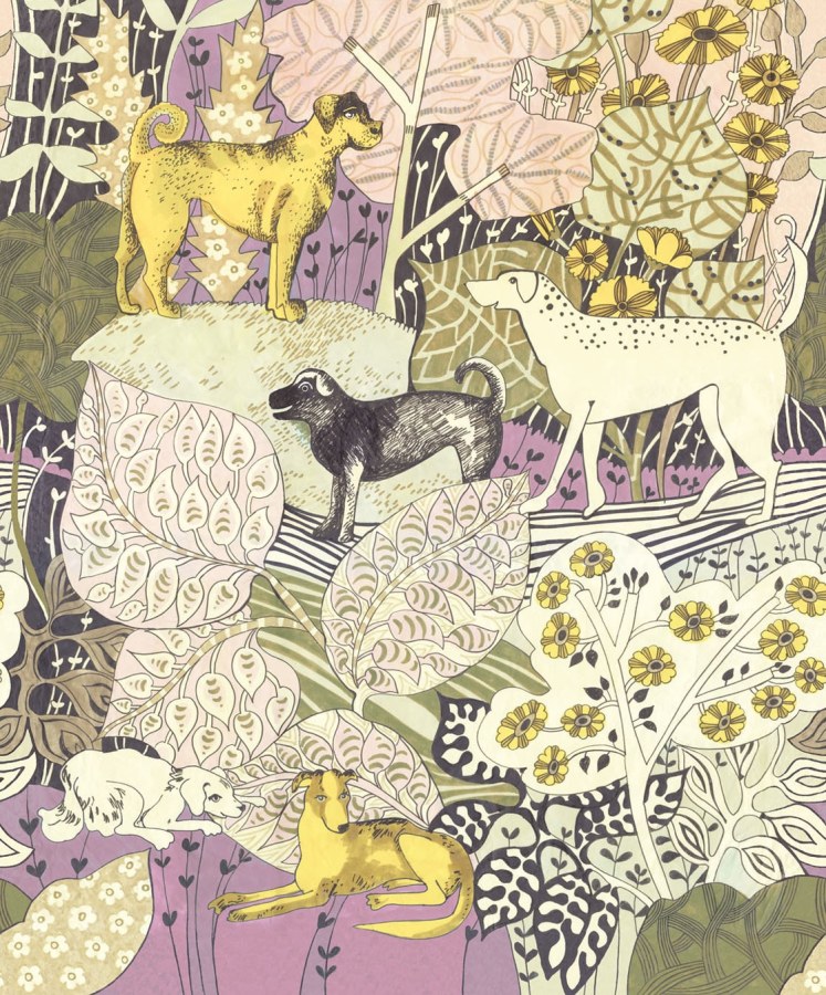 Obrazová tapeta vliesová Psi 364120, Wallpower Junior, Eijffinger - Vliesové tapety