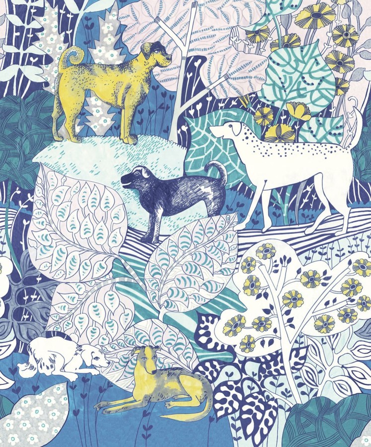 Obrazová tapeta vliesová Psi 364119, Wallpower Junior, Eijffinger - Vliesové tapety