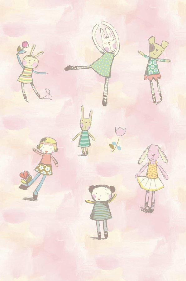 Tapety Yara - Tapety dle materiálu - Vliesové tapety - Dětská obrazová tapeta se zajíčky 364102, Wallpower Junior, Eijffinger Dětská obrazová tapeta se zajíčky 364102, Wallpower Junior, Eijffinger - Vliesové tapety