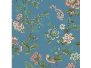 Vliesová tapeta s ptáčky a květinami 375066, Pip Studio 4, Eijffinger Tapety Yara - Eijffinger