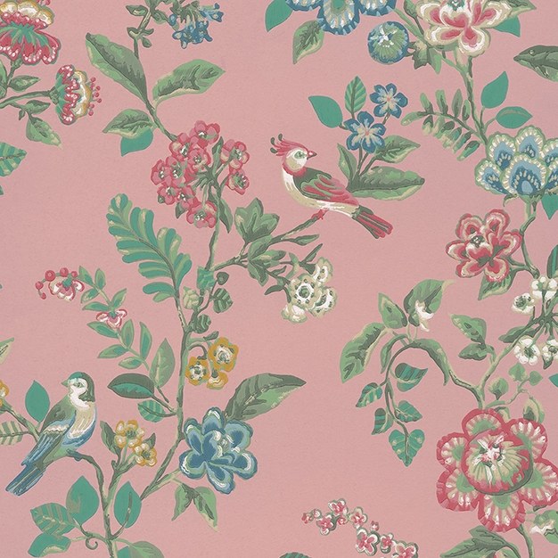 Tapety Yara - Tapety dle materiálu - Vliesové tapety - Vliesová tapeta s ptáčky a květinami 375063, Pip Studio 4, Eijffinger Vliesová tapeta s ptáčky a květinami 375063, Pip Studio 4, Eijffinger - Vliesové tapety