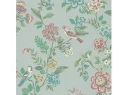 Vliesová květinová tapeta s ptáčky 375061, Pip Studio 4, Eijffinger