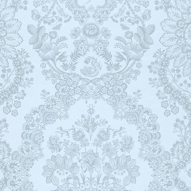 Modrá vliesová tapeta s ornamenty 375045, Pip Studio 4, Eijffinger Modrá vliesová tapeta s ornamenty 375045, Pip Studio 4, Eijffinger