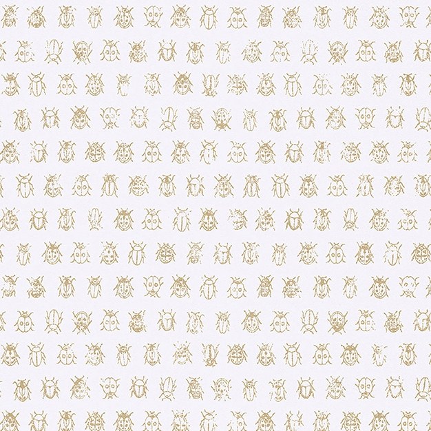 Krémová vliesová tapeta se zlatými brouky 375030, Pip Studio 4, Eijffinger - Vliesové tapety