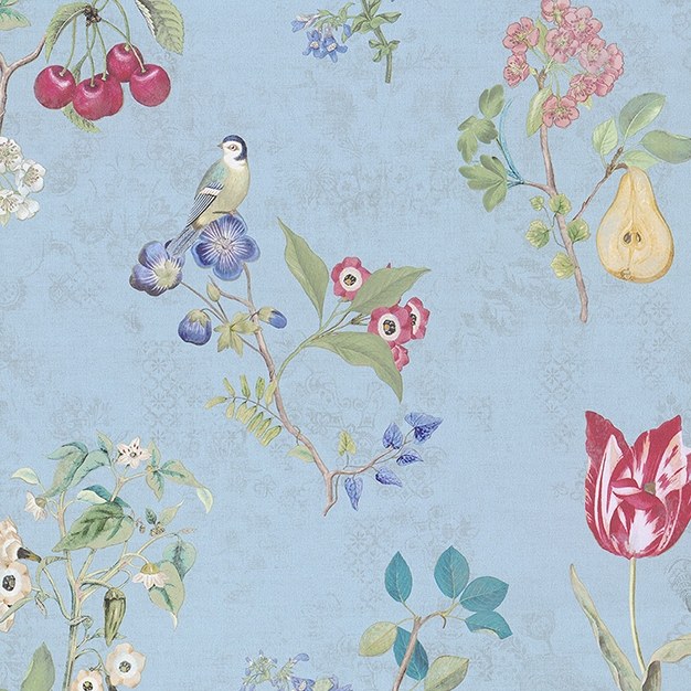 Vliesová tapeta na zeď , větvičky, ptáčci, 375024, Pip Studio 4, Eijffinger - Vliesové tapety