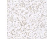 Romantická květinová tapeta na zeď 375010, Pip Studio 4, Eijffinger