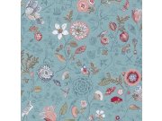 Tapety Yara Tapety dle materiálu Vliesové tapety - Romantická květinová tapeta na zeď 375003, Pip Studio 4, Eijffinger Romantická květinová tapeta na zeď 375003, Pip Studio 4, Eijffinger