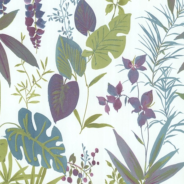 Vliesová tapeta na zeď, květiny, rostliny, listy 367000, Grenada, Eijffinger - Tapety na zeď