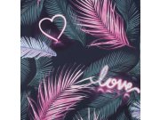 Tapety Yara Tapety na zeď - Papírová tapeta pro teenagery - Listy 106842, Neon Love, Kids@Home 6, Graham & Brown Papírová tapeta pro teenagery - Listy 106842, Neon Love, Kids@Home 6, Graham & Brown