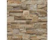 Vliesová tapeta Kameny, kamenná zeď J18427, Roll in Stones, Ugepa