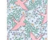 Vliesová tapeta na zeď Květiny a ptáčci 359024, Rice, Eijffinger