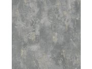 VÝPRODEJ Šedá vliesová tapeta na zeď - imitace betonu - TP1008, Textured Plains, Grandeco
