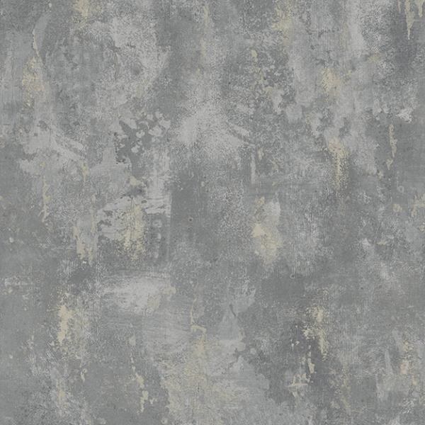 VÝPRODEJ  Šedá vliesová tapeta na zeď - imitace betonu - TP1008, Textured Plains, Grandeco