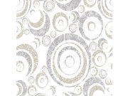 VÝPRODEJ Vliesová tapeta s kolečky CD2002, Casa Doria, Grandeco