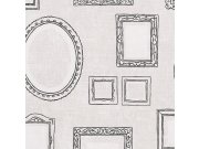 Vliesová tapeta na zeď, rámečky 356110, Black&Light,Eijffinger