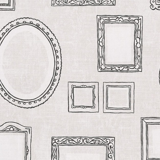 Vliesová tapeta na zeď, rámečky 356110, Black&Light,Eijffinger - Tapety na zeď