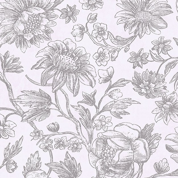 Květinová vliesová tapeta na zeď 356091, Black&Light,Eijffinger