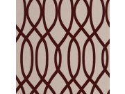 Vliesová tapeta s geometrickým vzorem 32-328, Ultimate Flock, Kelly Hoppen 3, Graham & Brown