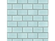 Světle modrá vliesová tapeta, imitace obkladů BA220106, Beaux Arts 2, Design ID