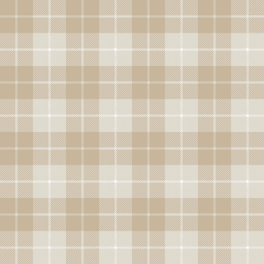 Béžová vliesová tapeta na zeď, imitace kárované látky, 14872, Happy, Parato - Vliesové tapety