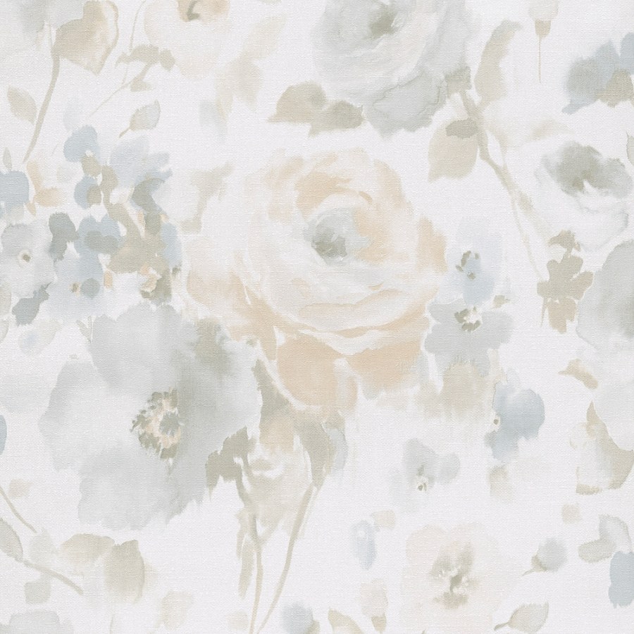 Vliesová tapeta na zeď Romantický květinový vzor, SN3004, Sarafina, Grandeco - Tapety na zeď