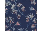 Modrá vliesová tapeta na zeď, větvičky 386542, Enso, Eijffinger