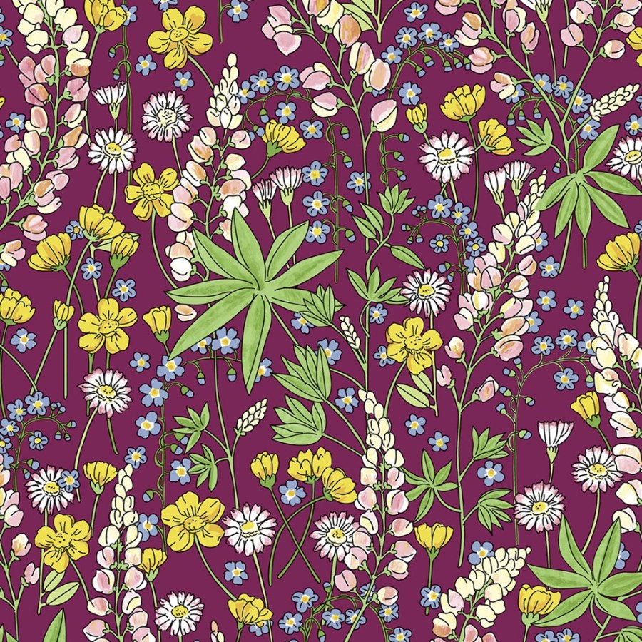 Vliesové tapety na zeď Luční květiy 383503, Rice 2, Eijffinger - Tapety na zeď