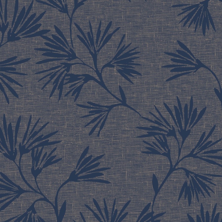 Modrozlatá vliesová tapeta s větvičkami 386553, Enso, Eijffinger - Vliesové tapety