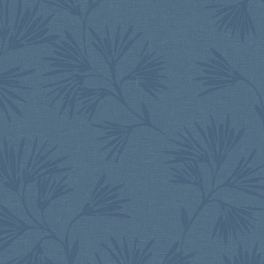 Tapety Yara - Tapety dle materiálu - Vliesové tapety - Modrá vliesová tapeta na zeď, Větvičky 386552, Enso, Eijffinger Modrá vliesová tapeta na zeď, Větvičky 386552, Enso, Eijffinger - Vliesové tapety