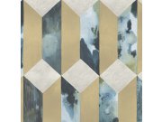 Geometrická vliesová tapeta s 3D efektem 386503, Enso, Eijffinger