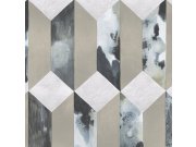 Geometrická vliesová tapeta s 3D efektem 386501, Enso, Eijffinger