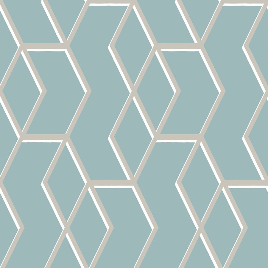 Zelená/mint vliesová tapeta se zlatým geometrickým vzorem 104732, Formation, Graham & Brown - Vliesové tapety