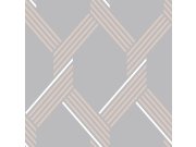 Šedá geometrická vliesová tapeta na zeď 105467, Formation, Graham & Brown