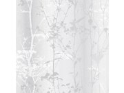 Tapety Yara Tapety dle materiálu Vliesové tapety - Šedo-stříbrná vliesová tapeta s lučními květinami 104070, Reclaim, Graham&Brown Šedo-stříbrná vliesová tapeta s lučními květinami 104070, Reclaim, Graham&Brown