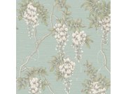 Modrá květinová vliesová tapeta na zeď, 120138, Zen, Superfresco Easy