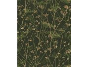 Zeleno-zlatá vliesová tapeta na zeď, luční trávy, 120385, Wiltshire Meadow, Clarissa Hulse