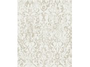 Krémovo-zlatá vliesová tapeta na zeď, zámecký damaškový vzor, 118295, Next Tapety Yara - Next