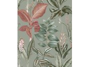 Zelená vliesová tapeta na zeď, tropické listy, 120209, Next Tapety Yara - Next