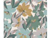 Květinová vliesová tapeta na zeď, 120207, Next