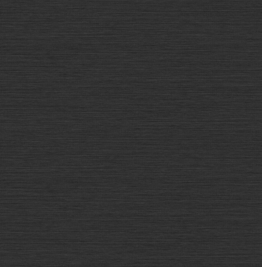 Jednobarevná černá vliesová tapeta na zeď, imitace látky, 120896, Envy