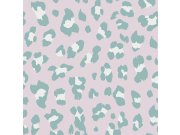 Růžová vliesová tapeta na zeď, kůže leoparda, 118725, Envy