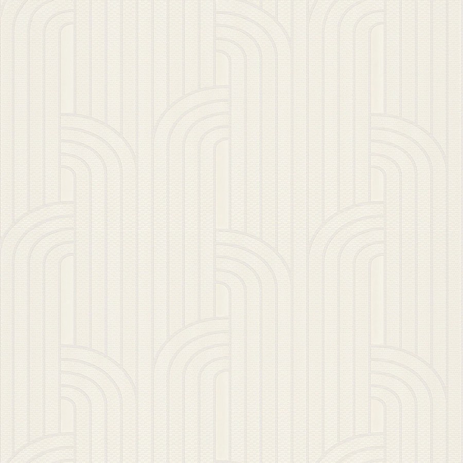 Luxusní krémová geometrická vliesová tapeta na zeď Z76024, Vision, Zambaiti Parati - Vliesové tapety