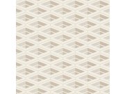 Luxusní krémová geometrická vliesová tapeta na zeď Z76025, Vision, Zambaiti Parati